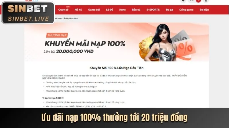 Khuyến mãi nạp đầu bắn cá Vnwin